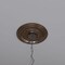 Ekena Millwork Cole PVC Medallion (Canopies up to 4 1/4"), 13"OD x 3 1/2"ID x 3/4"P, Textured Metallic Mystic Brown CMP13COAMB - alternate 6